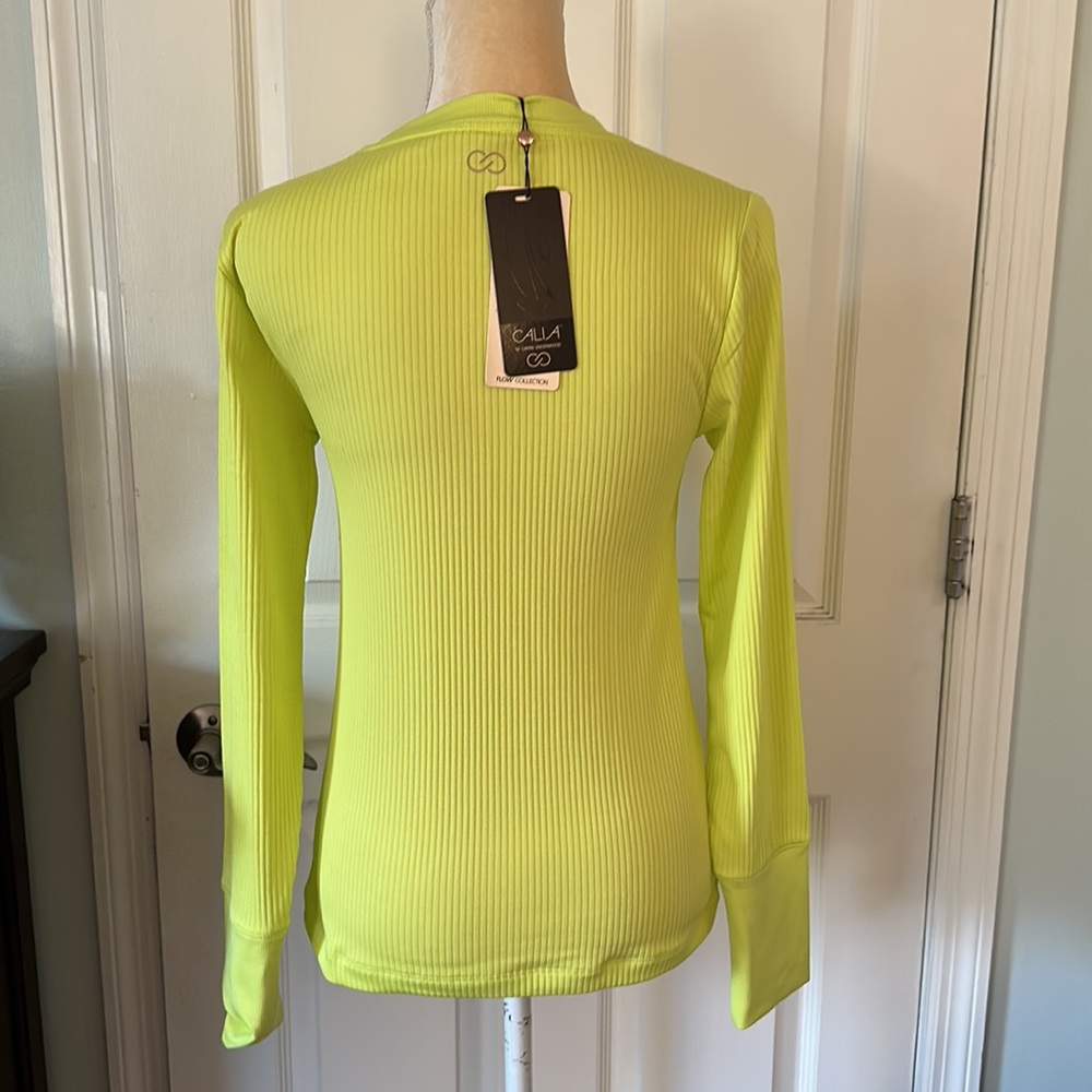 NWT: CALIA Ribbed Crewneck Top - Picture 5 of 13